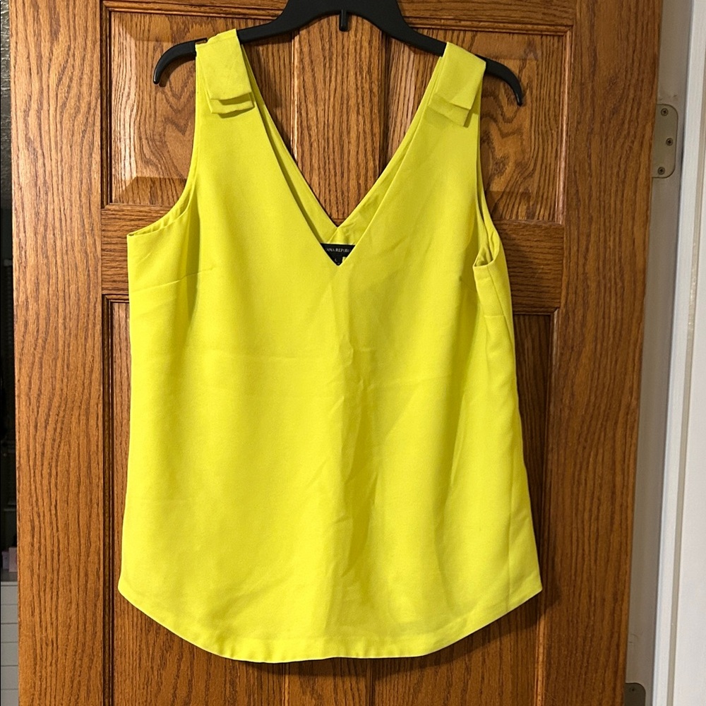 Banana Republic Bright Yellow Tank Top